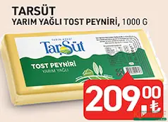 TARIM KREDİ TARSÜT YARIM YAĞLI TOST PEYNİRİ 1000 G